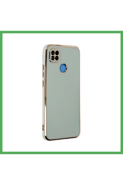 Nur store Çanta Redmi 9C Compatible Volet Silicone Case - Light Green BEZOSS