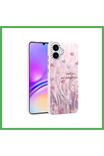 Nur store Çanta Samsung Galaxy A06 Compatible Case: Blade Mirrored Pattern Co...