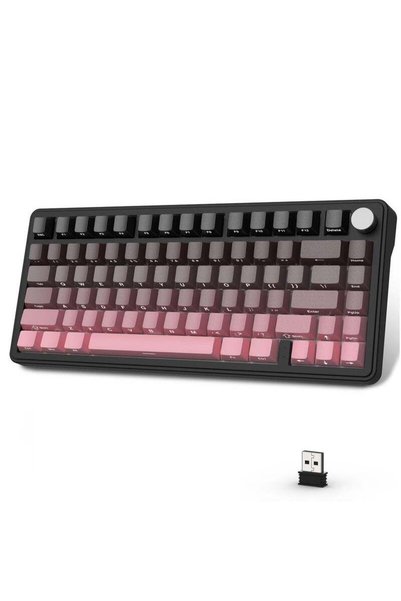Attack Shark X85 Wireless Mechanical Gaming Keyboard with Knob Hot Swap RGB |...