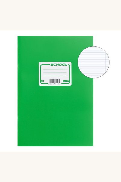 Comerivo Caiet dictando A5 cu coperta verde, 60 de file, pentru scoala si tem...