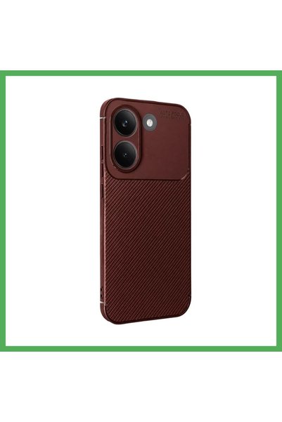 Nur store Çanta غطاء كربوني متوافق مع هاتف Poco X8 Pro، يتميز بخاصية التركيز ...