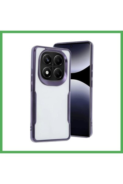 Nur store Çanta غطاء سيليكون متوافق مع هاتف Redmi Note 14 Pro Plus - لون بنفس...