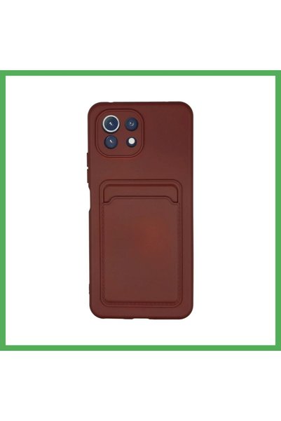 Nur store Çanta غطاء سيليكون متوافق مع هاتف Mi 11، بتصميم "كيلفن" مع فتحة لبط...