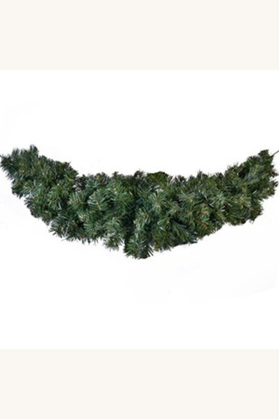 Comerivo Ghirlanda verde de Craciun 1.22m, decor festiv pentru usa, scara sau...