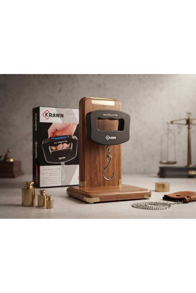 Generic Brand Krawn Professional Hanging Scale - Premium Wood Edition