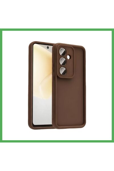 Nur store Çanta Samsung Galaxy A57 5G Compatible Viera Silicone Case - Brown ...