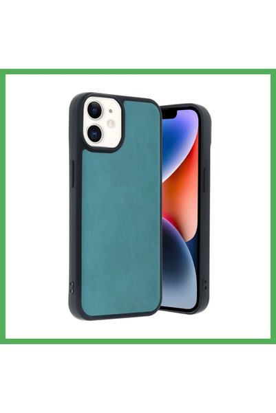 Nur store Çanta غطاء جلدي مناسب لهاتف iPhone 11 - لون أخضر فاتح، ماركة BEZOSS.