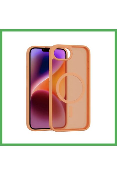 Nur store Çanta Joko iPhone 16E-Compatible Jota MagSafe Case - Orange BEZOSS
