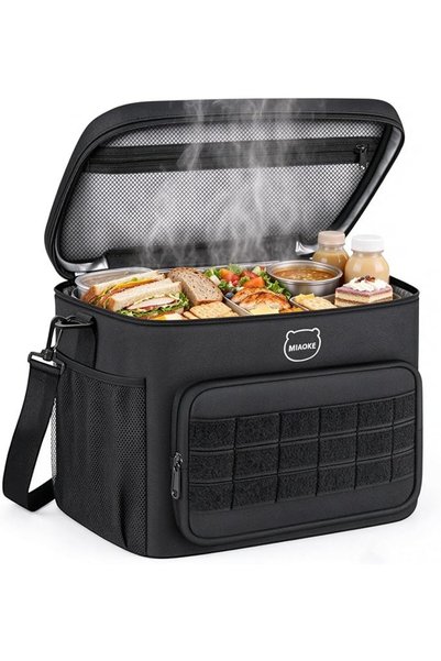 MIAOKe Reusable Insulated Lunch Bag, Portable Cooler Lunchbox for Men Women A...