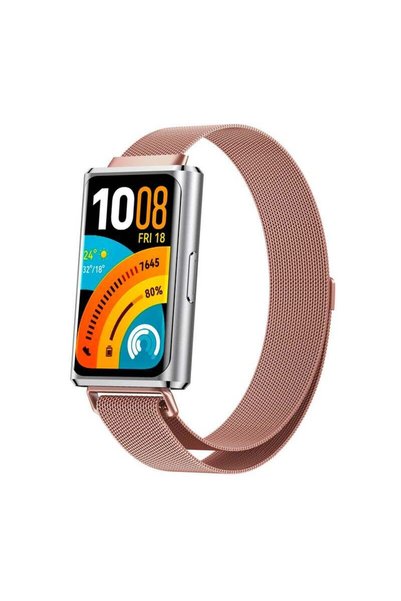 HablTech سوار ميلانيزي متوافق مع ساعة هواوي باند 11 / 11 برو، سوار ساعة ذكية ...