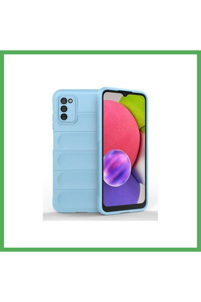 Nur store Çanta Samsung Galaxy A03S Compatible Case - Optimum Silicone - Sky ...