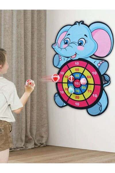 GENERAL Llzzichu Darts board game, sticky ball throwing and children's shooti...