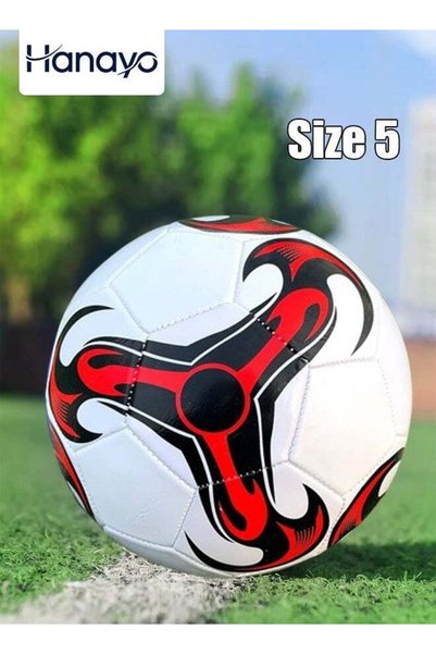 Hanayo Size 5 Soccer Ball School Football Training Soccer Ball PVC Machine-St...