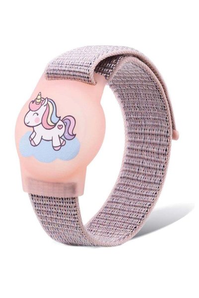 LAIAOCISI Children's Adjustable AirTag GPS Tracker Protective Bracelet Waterp...