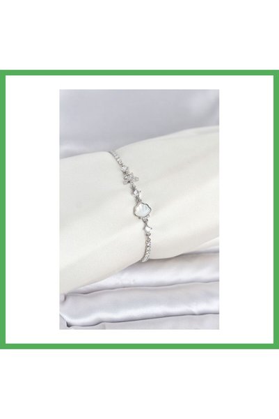 Nur store Çanta Silver-Colored Brass Seashell-Patterned Elevator-Style Women'...