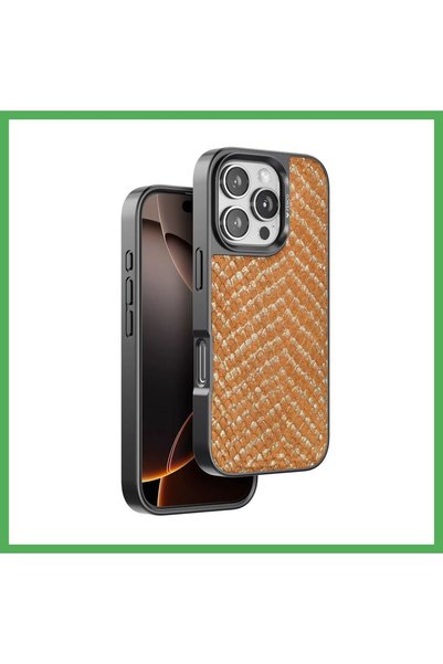 Nur store Çanta Venco Viper Case Compatible with iPhone 16 Pro - Brown BEZOSS