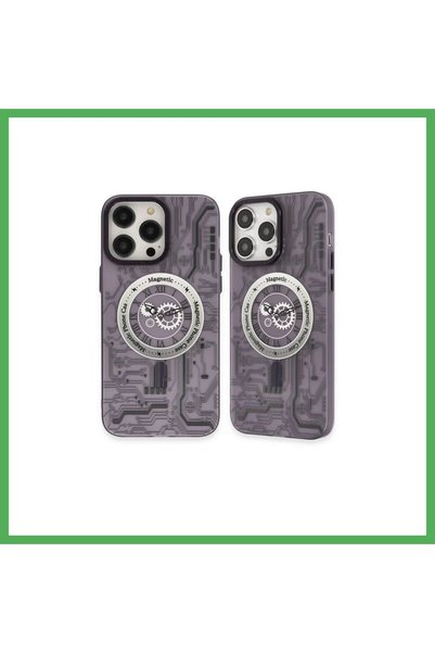 Nur store Çanta غطاء متوافق مع هاتف iPhone 14 Pro، تصميم Apollo Magneticsafe ...