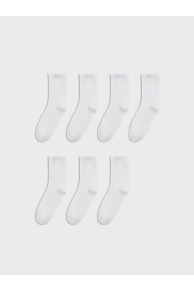 LC Waikiki High-Quality Items from Çelebi Store: Plain Boys' Socks, Pack of 7