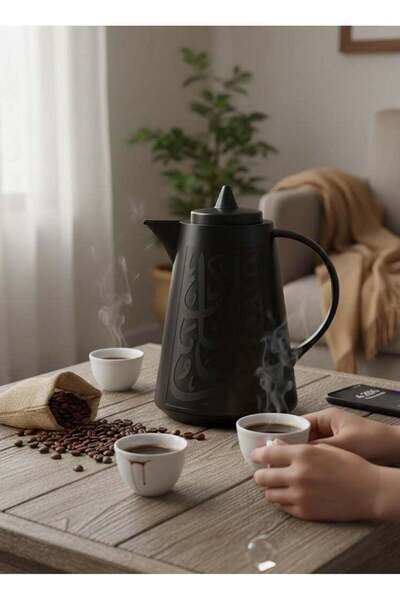 Gazella Tea/Coffee Flask Grey 1.0 Liter with Borosilicate Glass Inside