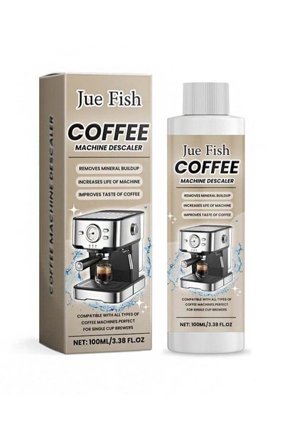 JUE-FISH محلول إزالة الترسبات من ماكينة القهوة، محلول تنظيف ماكينة القهوة، صد...
