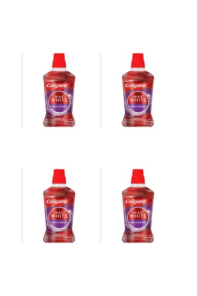 Colgate 4x ΣΥΣΚΕΥΑΣΙΑ Max White Purple Reveal Λευκαντικό Στοματικό Διάλυμα 50...
