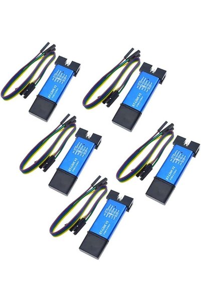 Reland Sun 5 قطع من وحدة البرمجة ST-Link V2 Mini STM8 STM32