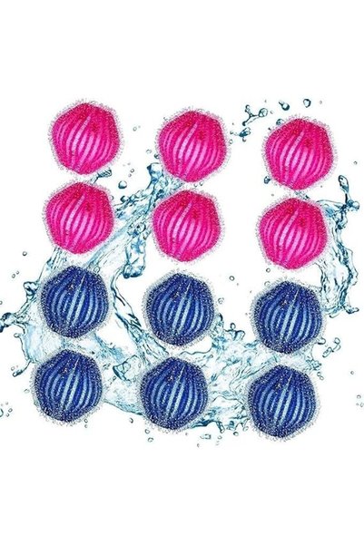 Yelajoy كرة إزالة الشعر السحرية المصنوعة من النايلون، كرة الغسيل، مناسبة لآلا...