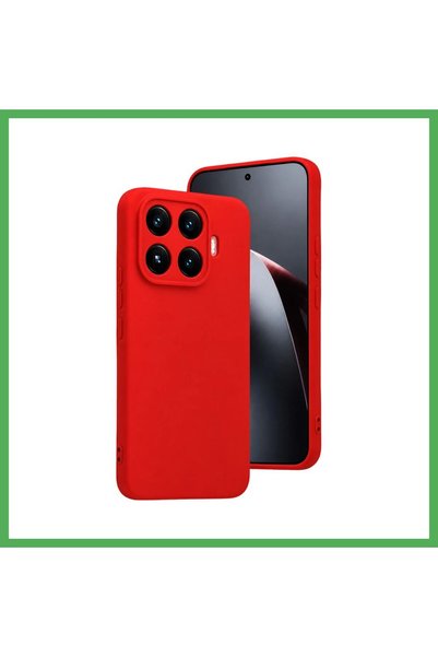 Nur store Çanta First Silicone Case Compatible with Mi 17T Pro - Red BEZOSS