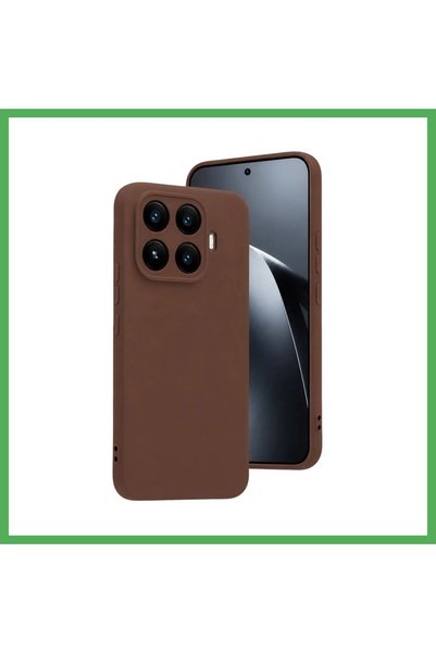 Nur store Çanta First Silicone Case Compatible with Mi 17T Pro - Brown BEZOSS