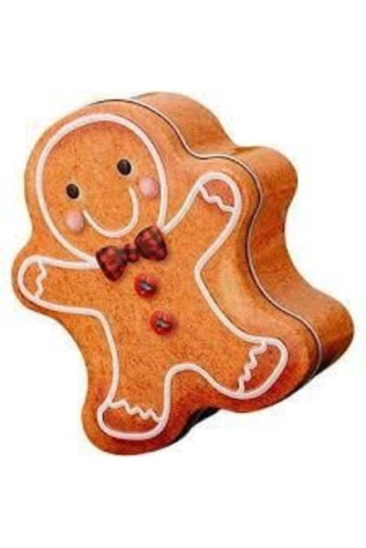 Adana Pasta Malzemeleri THN77119 GINGERMAN COOKIE MAN METAL BOX GINGERMAN COO...