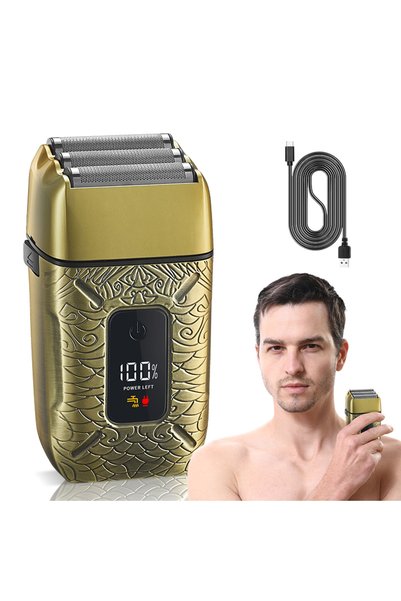 Generic ماكينة حلاقة كهربائية احترافية للرجال من 4D Factory LK3305 بشاشة LCD ...