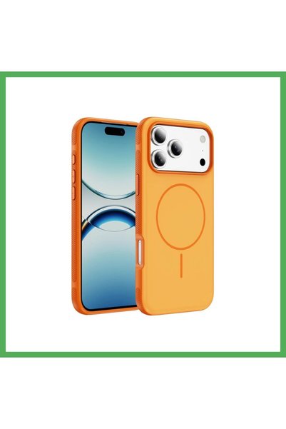 Nur store Çanta Joko iPhone 17 Pro Compatible Neksa MagSafe Case - Orange BEZOSS