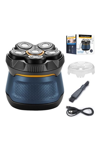 Generic USB-Powered Rechargeable Six-Head Rotary Electric Shaver IPX6 Waterpr...