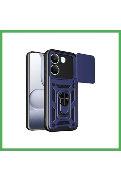 Nur store Çanta Poco X8 Pro Compatible Silicone Case with Pars Lens Ring - Na...