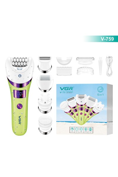 Generic ماكينة حلاقة كهربائية VGR V-759 للنساء، مخصصة لحلاقة شعر منطقة البكين...