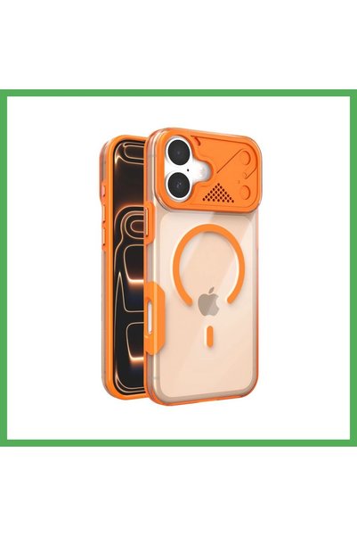 Nur store Çanta Joko iPhone 17 Compatible Zinko MagSafe Case - Orange BEZOSS