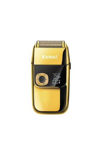 Generic ماكينة حلاقة كهربائية للرجال KM-2028 قابلة لإعادة الشحن، مصنوعة بالكا...