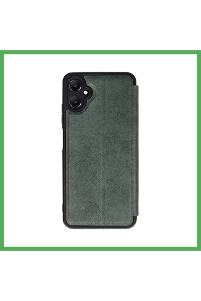 Nur store Çanta Samsung Galaxy A05 Compatible Flip Case - Dark Green BEZOSS