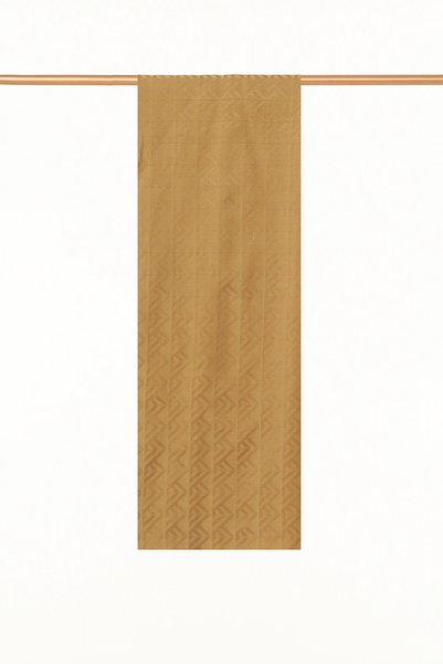 Kayra Monogram Patterned Cotton Shawl, Olive