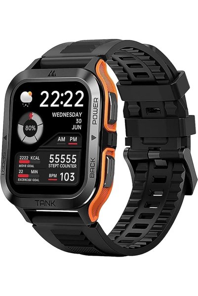 Kospet Rugged Smart Watch for Men, 3ATM Waterproof Fitness Tracker with Blood...