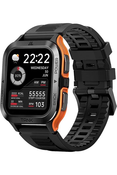 Kospet Rugged Smart Watch for Men, 3ATM Waterproof Fitness Tracker with Blood...