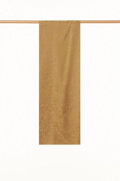 Kayra Abstract Floral Print Cotton Shawl, Olive