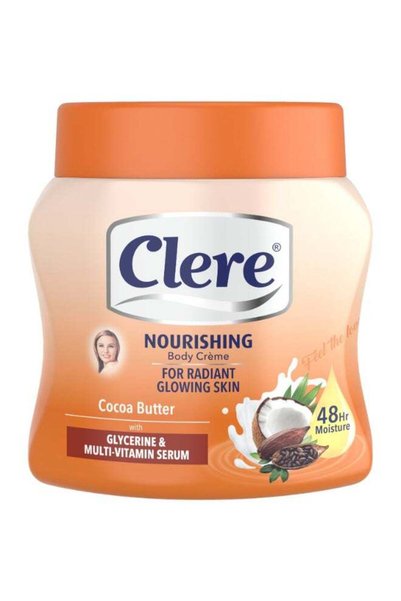 Clere كريم الجسم بزبدة الكاكاو الشفافة – تركيبة مرطبة ومغذية بعمق |   500 مل ...