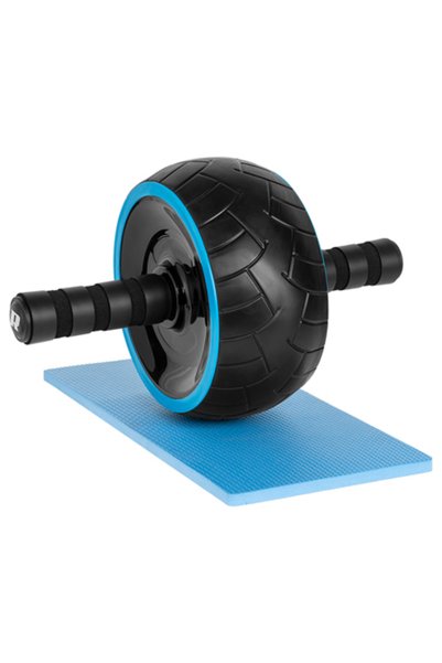Rebel Rulou de fitness activ pentru abdomen cu mânere din spumă și saltea de ...