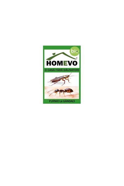 Homevo Insecticid împotriva furnicilor și a gândacilor, HOMEVO, 50 grame