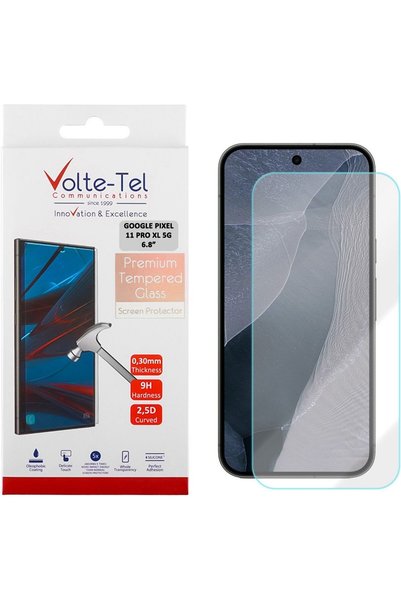 Volte-Tel Σκληρυμένο Γυαλί Google Pixel 11 Pro Xl 5G 6.8in 9H 0.20mm 2.5D Ξεκ...
