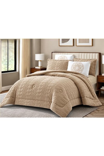 NAJMA Winter Duvet Cover Set Modern Design Elegant Patterns 6 Pieces 230X250
