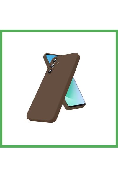 Nur store Çanta Samsung Galaxy A27 5G First Silicone Case - Brown BEZOSS