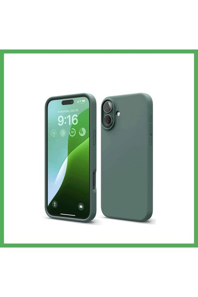 Nur store Çanta iPhone 16 Compatible Case with Velvet-Lined Nano Silicone - D...