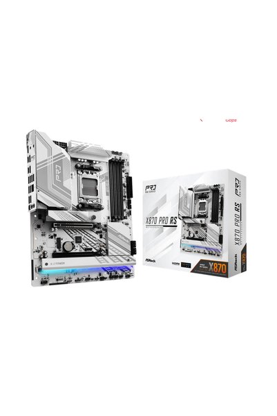 ASROCK X870 Pro RS AM5 ATX Motherboard, DDR5, USB4, PCIe 5.0, 4x M.2